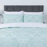 100% Cotton Sateen Printed Duvet Cover Set - 300 Thread Count Luxury Bedding - Ultra Soft & Breathable - 16835